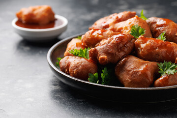 Sweet and Sour Chicken Balls. Take away food