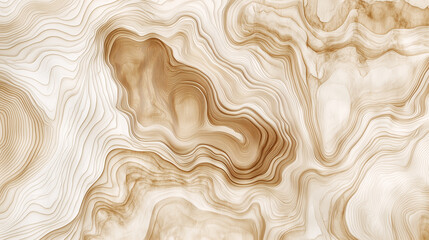 Visual Topography 3D Earth Pattern. Digital Topographic Papercut. Geodesy Woodcraft Carving Design. Line Art Topography Brochure Background. Latitude Longitude Terrain Cartography Linear Land Map.