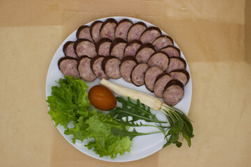 Sliced Smoked Sausage Platter