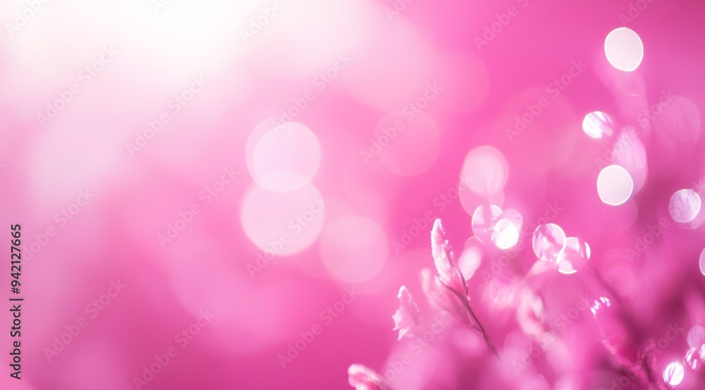 Poster a beautiful rose gold gradient background with soft hues and bokeh effects, perfect for creating an 