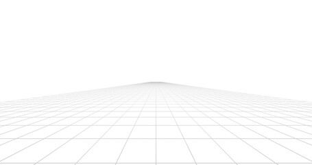 Lines grid technology perspective background. 3d rendering.