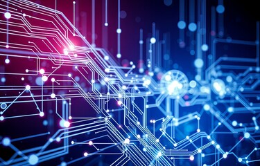 Abstract futuristic technological background.