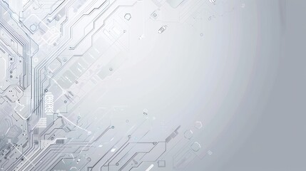 Obraz premium Abstract Technological Circuitry Background