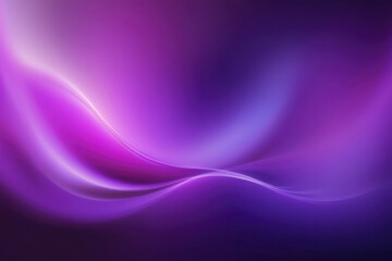 Obraz premium Purple abstract background with smooth, blurred motion lines, tranquil and ethereal atmosphere. For modern design, digital artwork, presentation, serene backdrop, application, artistic projects