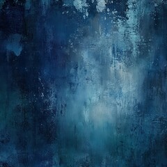 Obraz premium Dark blue and gray grunge background texture, distressed with small details of dark green