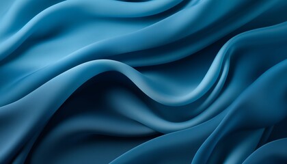 blue silk fabric background