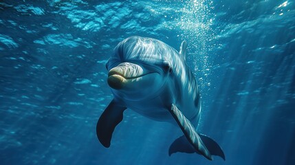 Fototapeta premium Dolphin Underwater