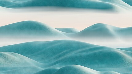 Obraz premium A stunning mountain range in a white sky with a lighter blue foreground