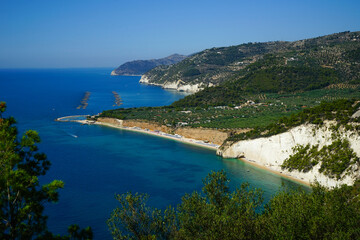 Gargano peninsula summer view, Puglia, Italy
