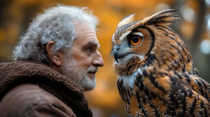 Man and Owl