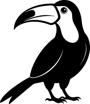 recommend clip art: toucan bird silhouette vector
