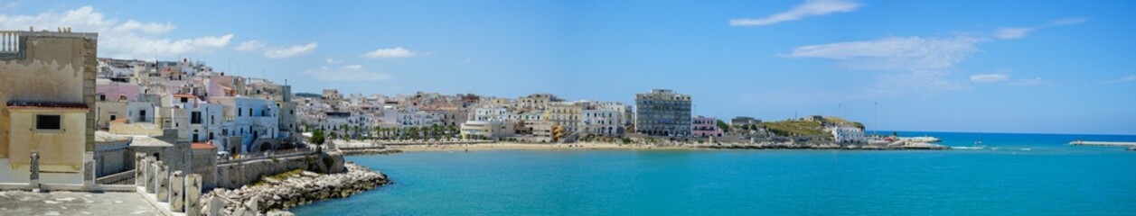 Vieste panoramic view, Gargano, Puglia, Italy