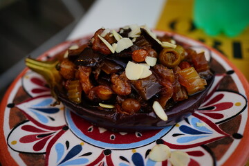 Typical Sicilian caponata
