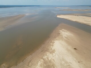 Record drought on the Tefé River in August 2024