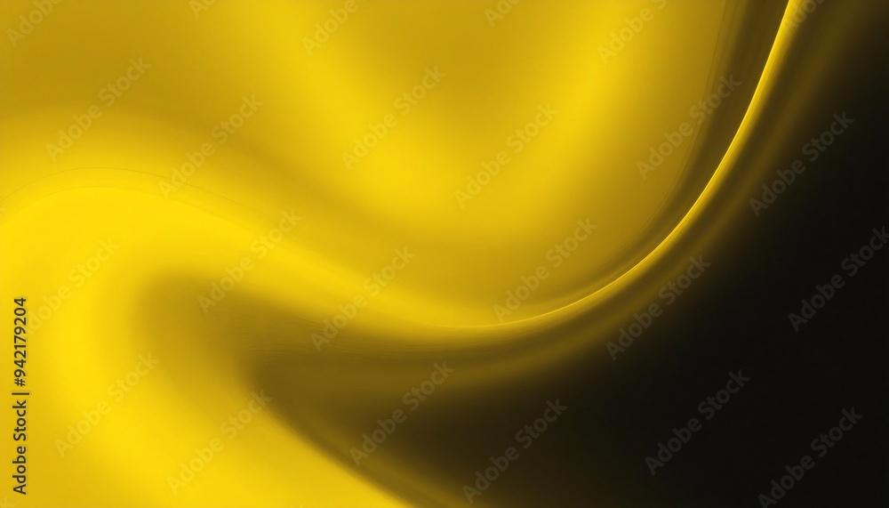 Poster yellow black abstract gradient background grain texture effect dark vibrant color flow backdrop nois
