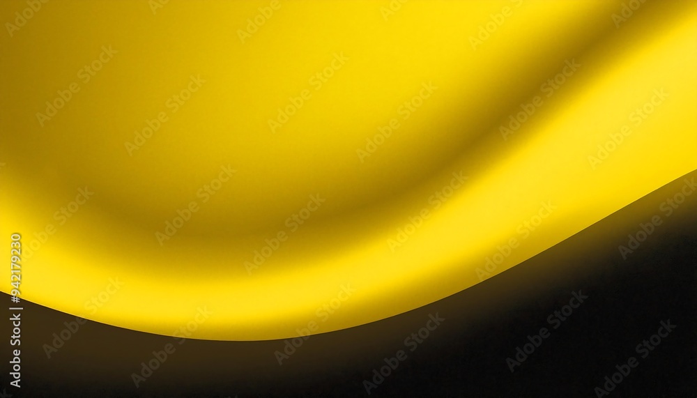 Aufkleber yellow black abstract gradient background grain texture effect dark vibrant color flow backdrop nois