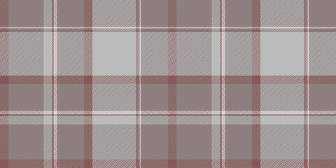 Fototapeta premium Tidy plaid vector background, room fabric seamless pattern. Finish tartan check texture textile in pastel and silver colors.