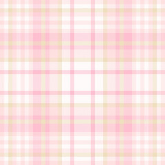 November texture pattern fabric, colourful textile check seamless. Plain background vector tartan plaid in white and misty rose colors.