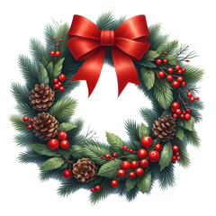 festive Christmas wreath