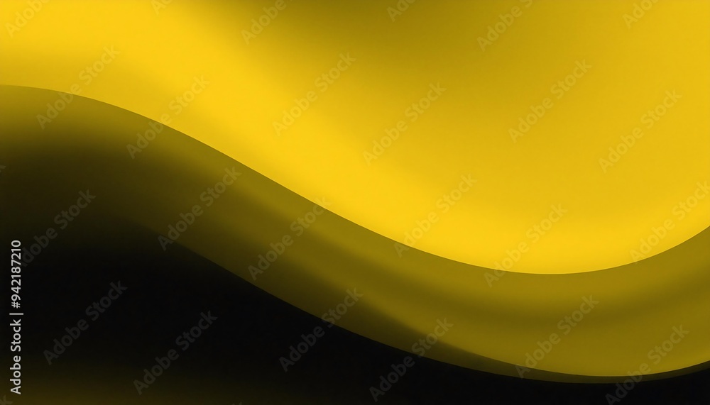 Poster yellow black abstract gradient background grain texture effect dark vibrant color flow backdrop nois