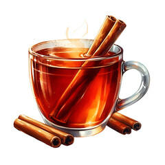 steaming cup of hot apple cider