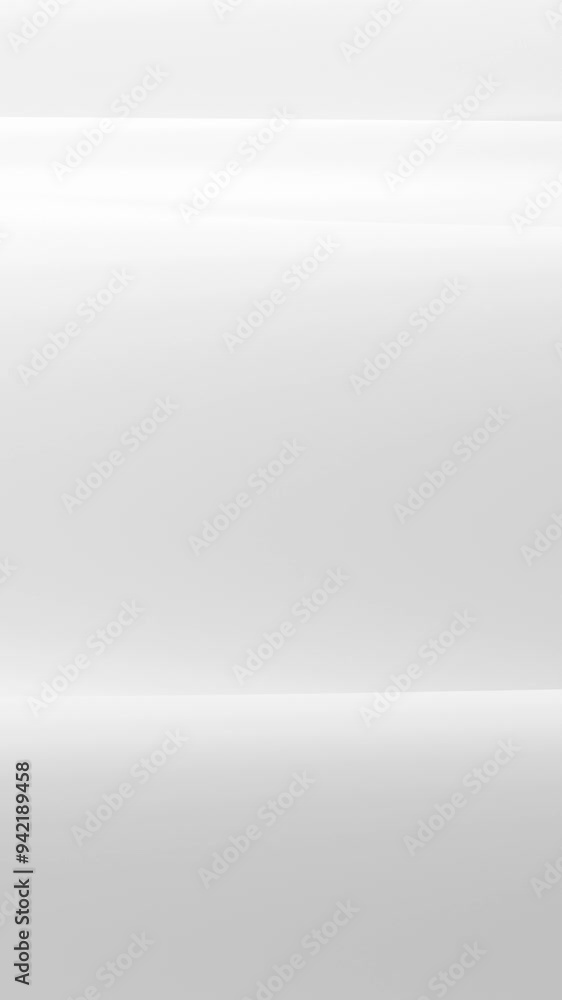 Poster white surface with reflections. smooth minimal light waves background. blurry silk waves animation l
