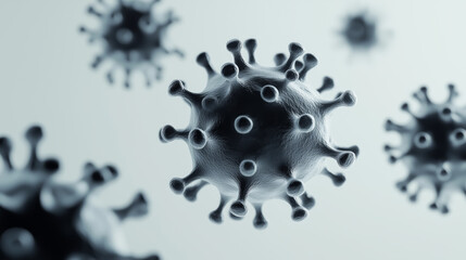 Microscopic View of a Virus