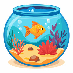 goldfish in aquarium