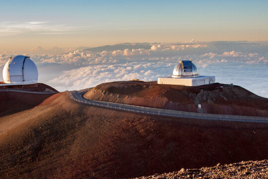 Mauna Kea Observatory. Hawaii, Usa