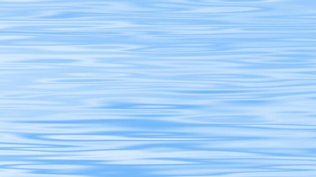 Visual effects, VFX, abstract light blue liquid surface waving background 2D animation.