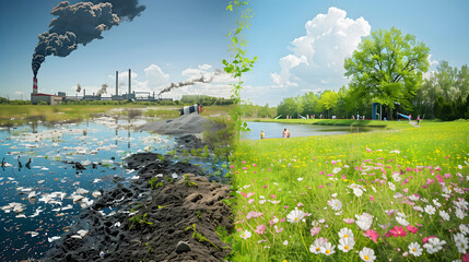 Impacto del cambio climático en el medio ambiente: contaminación versus naturaleza