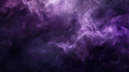 Obraz premium A dynamic background of swirling smoke in shades of purple and black