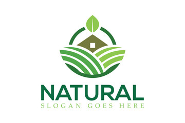 Natural logo for branding