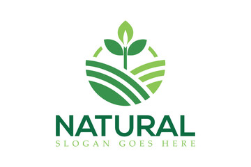Natural logo for branding