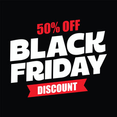 Black Friday Sale typography Vector illustration. Set of black Friday sale flyer template. Use for poster, newsletter, shopping, promotion, advertising.