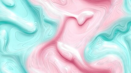 Fototapeta premium A beautiful pink and blue background with numerous swirls at the base