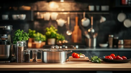 Kitchen Ready For Cooking