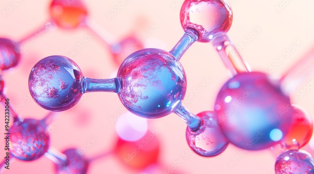 Poster this image features a visually striking and intricate representation of a single amino acids unique 