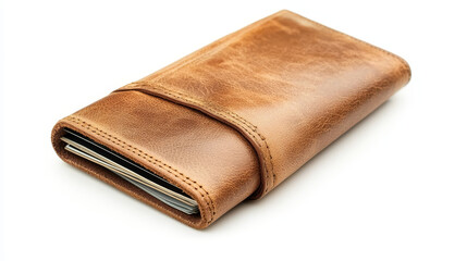 he portfolio is set against a clean, white background, which highlights its elegant design and craftsmanship. The simplicity of the background emphasizes the portfolio&rsquo;s luxury and functionality.