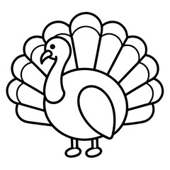 An attractive, popular logo of a turkey