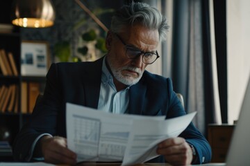 A person sitting at a table with a newspaper, possibly reading the news or doing some research