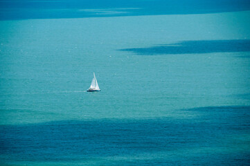 sailboat on the sea