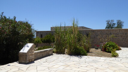 Old castle on cyprus island