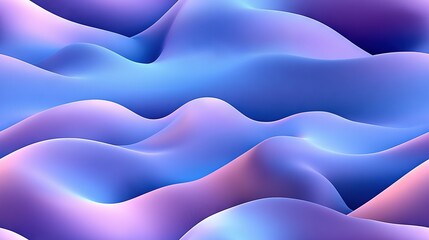 Obraz premium A digital photo featuring a pastel blue and pink gradient backdrop, with a pink and blue graphic in the bottom right corner