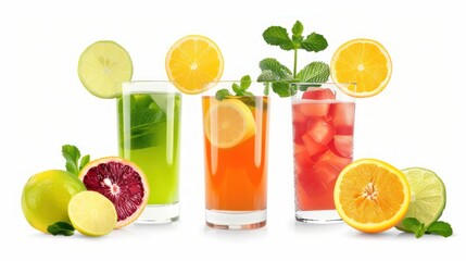 Refreshing Summer Drinks with Citrus Fruits