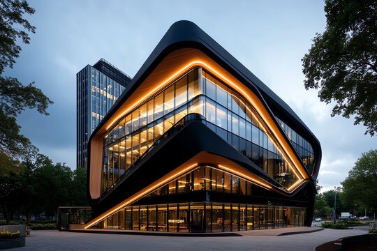 Landmark buildings with modern adaptations captured in a photo that shows the blend of tradition and innovation