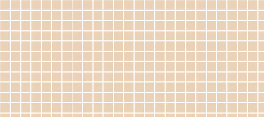 Beige simple plaid flannel background vector illustration.