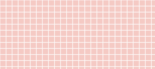 Pink simple plaid flannel background vector illustration.