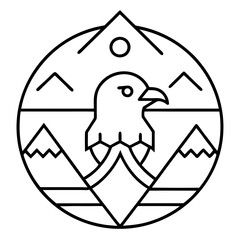 black and white bird