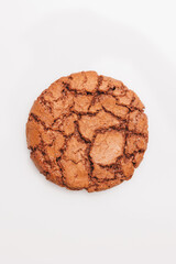 Crispy cookies on a light background. Food photography